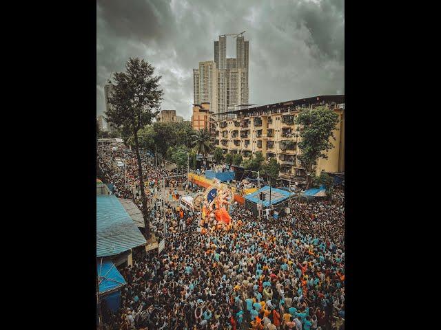 Chinchpokli cha Chintamani leads grand line-up of Ganpati arrivals #mumbaiganeshvisarjan #hindu