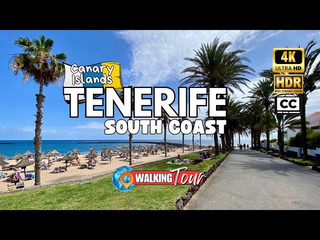 Explore Tenerife South in 2024 [Canary Islands ] 4K HDR 60fps Walking Tour