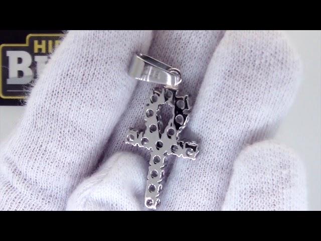 Never Fade 3MM CZ Ankh Cross Stainless Steel Bling Bling | Hip Hop Jewelry | HP8033S