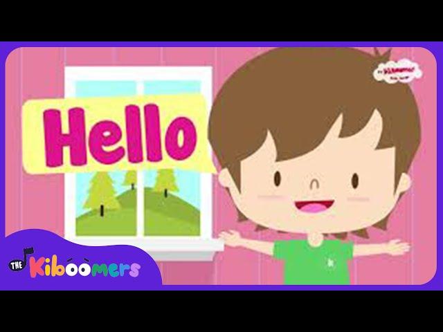 Hello Hello - THE KIBOOMERS Preschool Songs for Circle Time About Emotions
