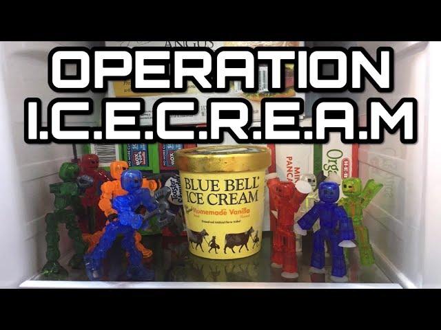 OPERATION I.C.E.C.R.E.A.M | A Stikbot Film | #stikbot #klikbot