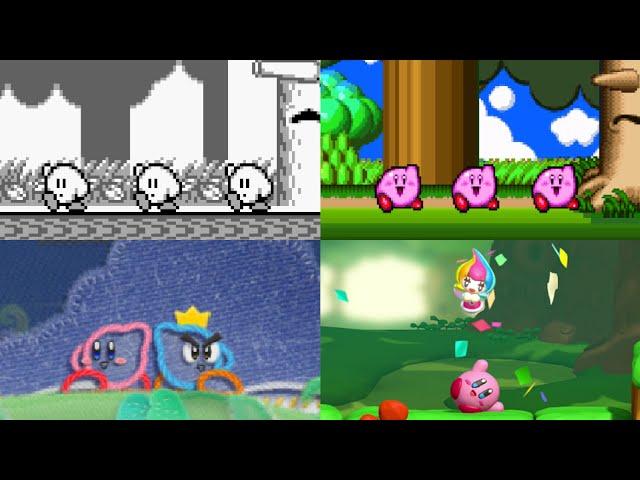 Evolution of Kirby's Victory Dances