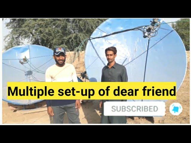 Multisetup on different dish antenna at home