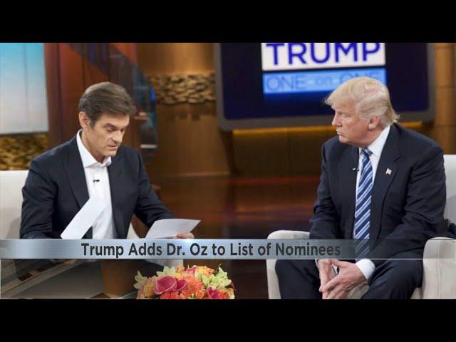 Trump chooses TV doctor Mehmet Oz to lead Centers for Medicare and Medicaid Services