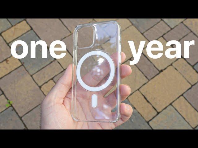 Apple iPhone 12 Clear Case - One Year Later... (YIKES)