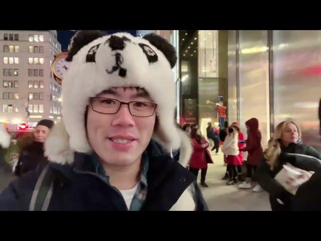 NYC LIVE Exploring Manhattan Christmas Weekend | Freezing Cold (December 22, 2024)