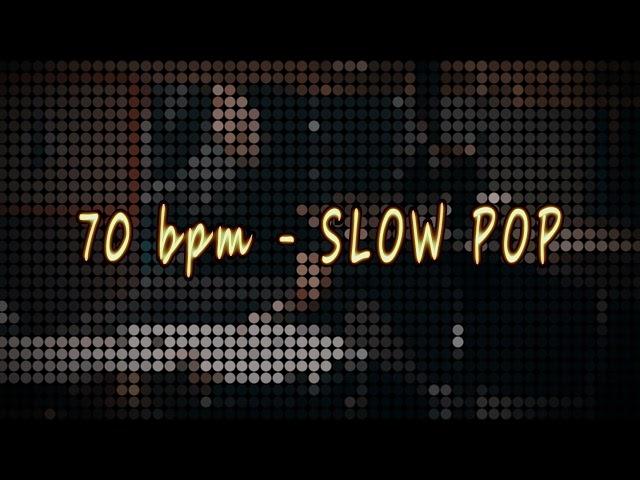 70 bpm - SLOW POP DRUM BEAT LOOP