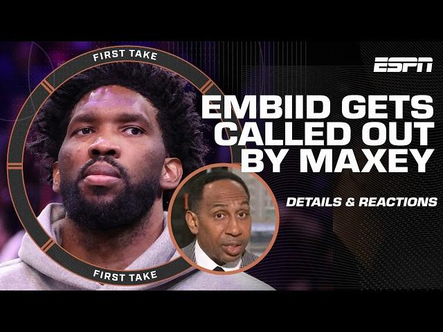 Mad Dog is DONE with Embiid, Stephen A. PRAISES Maxey & Shams DETAILS 76ers' meeting  | First Take