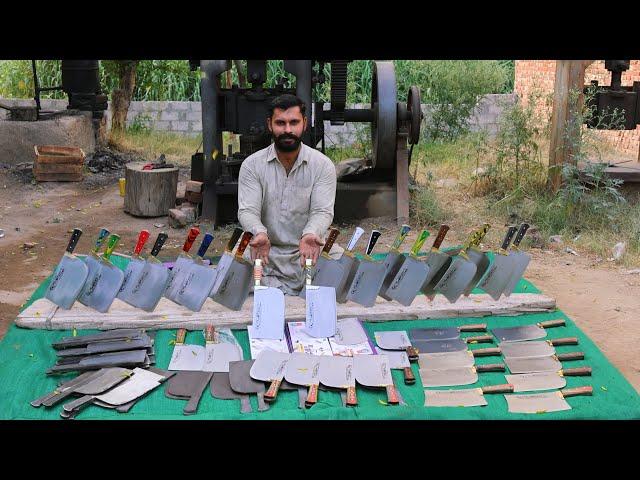 Process of Mass Producing High Quality Butcher Meat Cleaver Knife | Old Factory Manufacturing