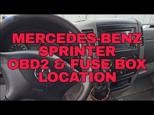 Mercedes-Benz Sprinter OBD2 Diagnostic Port & Fuse Box Location ‍