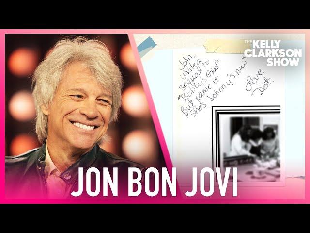 Jon Bon Jovi Reveals Wife Dorothea's High School Yearbook Love Note