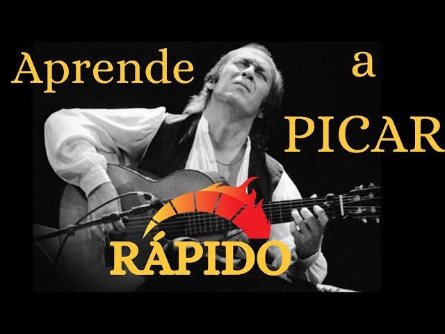 Aprende VELOCIDAD en el PICAO o PUNTEO HACIENDO ESTO con tu Guitarra