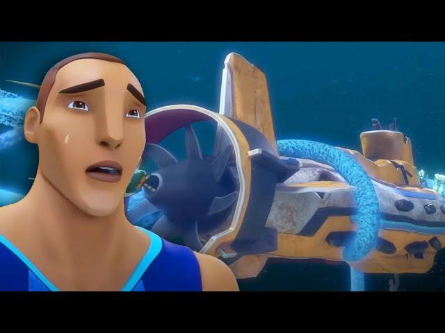 Submarine crushed by giant nautilus | The Deep Season 4 | Undersea Adventures