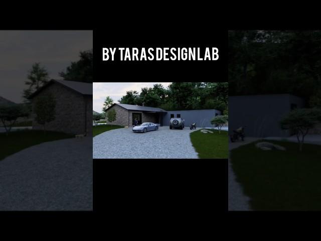 #architecture #modernhome #minimalism #stonehouse #foresthome #drivewaydesign @dreamertaras