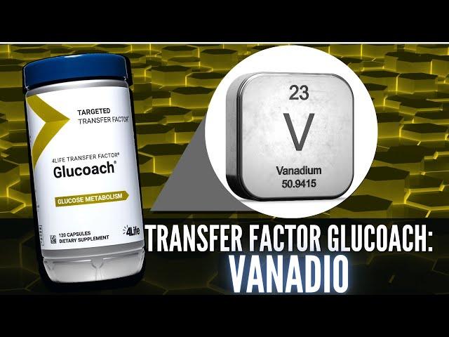 4Life Transfer Factor GluCoach - Vanadio  BENEFICIOS