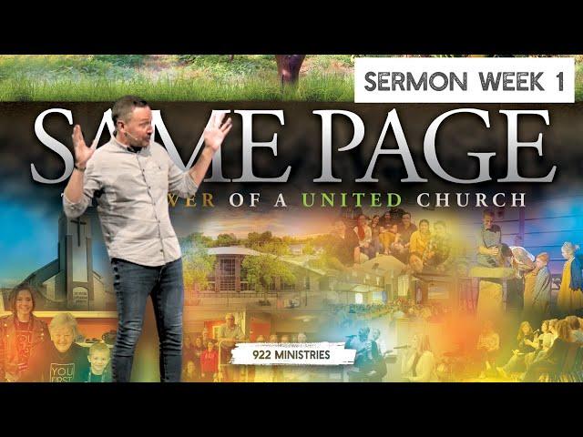 Growing the Christian Community with Unity (Same Page 1 - Pastor Tim)