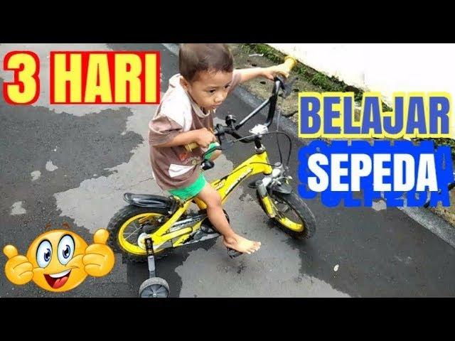 Anak Belajar Sepeda 3 Hari Memakai Sepeda Roda 4