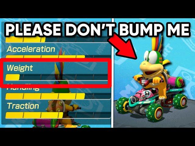 How bad is NO WEIGHT in Mario Kart 8 Deluxe?