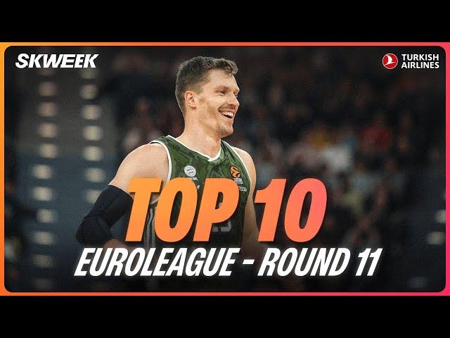 NEW 3 PTS RECORD IN A EUROLEAGUE GAME ??!!  EUROLEAGUE TOP 10 PLAYS ROUND 11