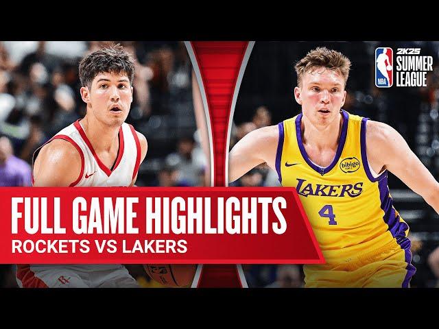 ROCKETS vs LAKERS | NBA SUMMER LEAGUE | FULL GAME HIGHLIGHTS