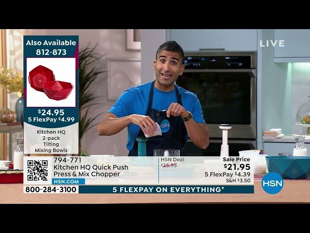 Kitchen HQ Quick Push Press   Mix Chopper