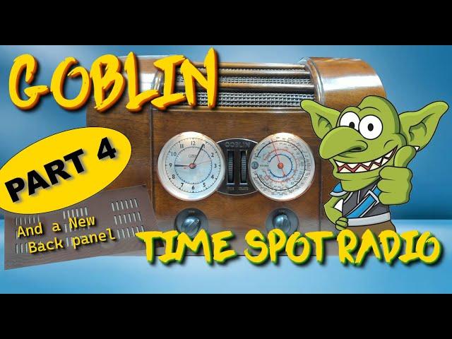 Time Spot Radio Part 4 - Cabinet and Laser Cutting a New Back - Final