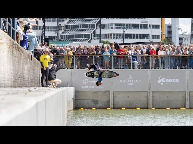 Italo Ferreira Surfs at the Opening of RiF010 in Rotterdam