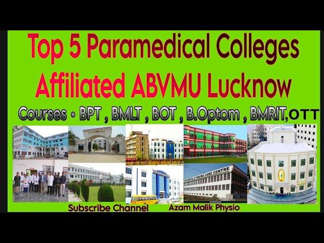 Top 5 Paramedical Colleges Affiliated to ABVMU Lucknow | Atal Bihari Vajpayee Medical University |