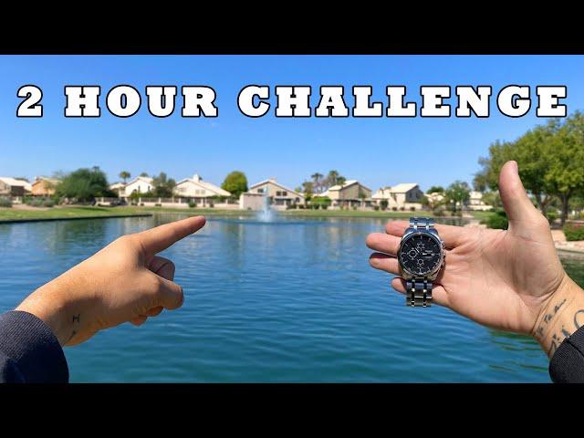 2 Hour Urban Fishing Challenge - What Can We Catch?