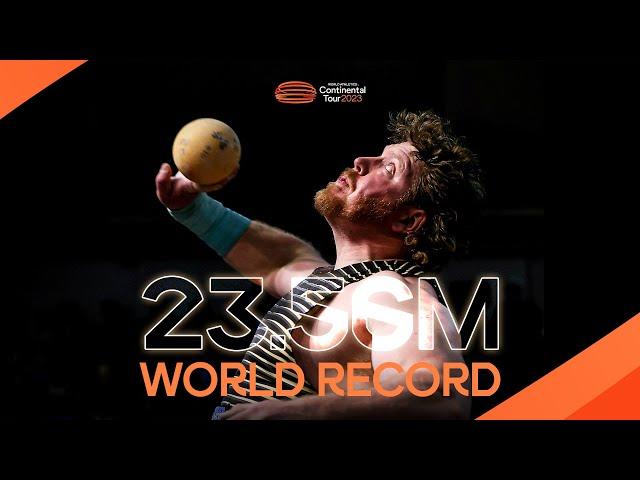 Crouser obliterates shot put world record  | Continental Tour Gold 2023