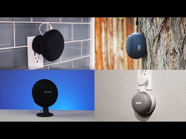 Google Home Mini Protective Battery Base & New Wall Mounts