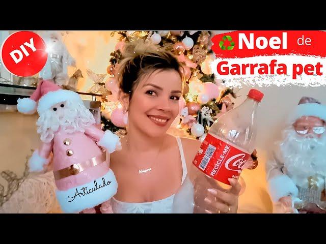 PAPAI NOEL DE GARRAFA PET: O DIY PERFEITO PARA O NATAL !