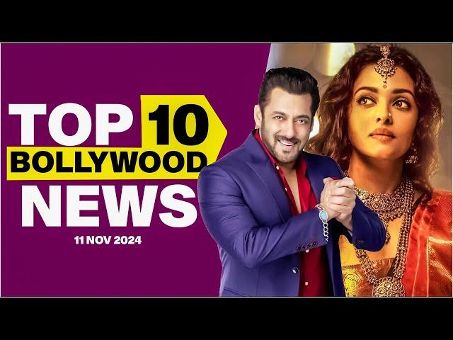 Top 10 Bollywood News | 11th November 2024 | Salman Khan | Aishwarya Rai #bollywood #bollywoodnews