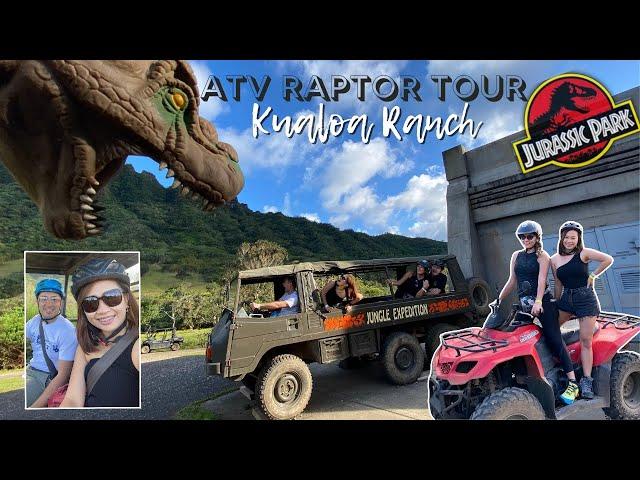 KUALOA RANCH ATV RAPTOR TOUR OAHU HAWAII lTHIS IS ALI AND ELAI