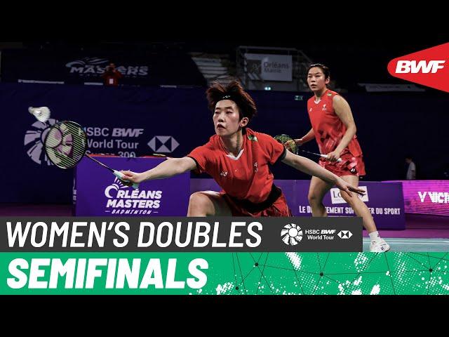 Orleans Masters Badminton 2025 | Kim/Kong (KOR) [6] vs. Jia/Zhang (CHN) [7] | SF