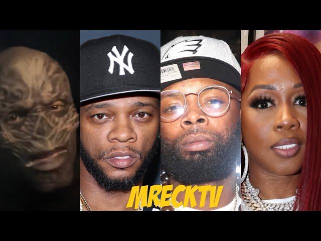 Breaking:Video Of Papoose Leaving The Scene After Snuff’N Remy Ma BF Eazy In A Spooky Mask