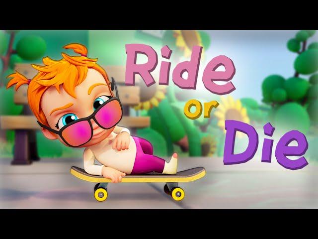 OFFiCiAL MUSiC ViDEO!! Cartoon Baby Adley Sings CRAZY Ride or Die Song! BFF's Comment Down Below