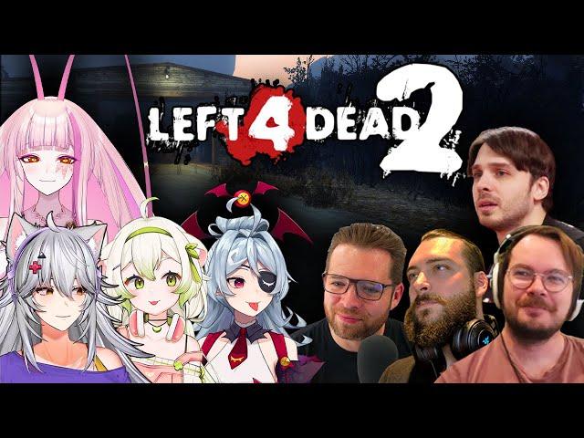 VTUBERS vs FLESHTUBERS, Left 4 Dead 2 ft. GEEGA, Zentreya, Limealicious, Bricky and More!