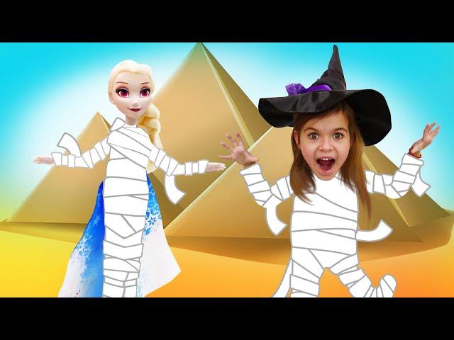 Игры для девочек - Спасаем Эльзу из Холодного Сердца! Ведьмочка Юлли в пустыне