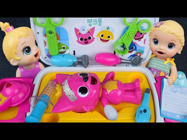 96 Minutes Disney Ambulance ASMR, Satisfying Unboxing Pinkfong Doctor Play Set | Tina Unboxing Toys