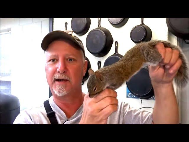 BEST WAY TO CLEAN AND COOK SQUIRREL Cast Iron Cooking