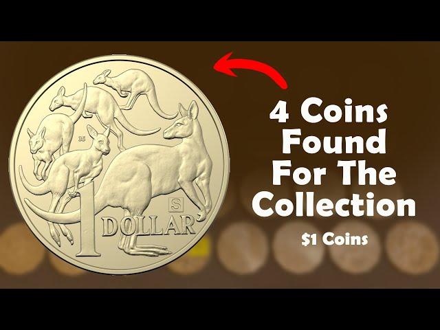 4 Coins Found For The Collection ($1 Coins)