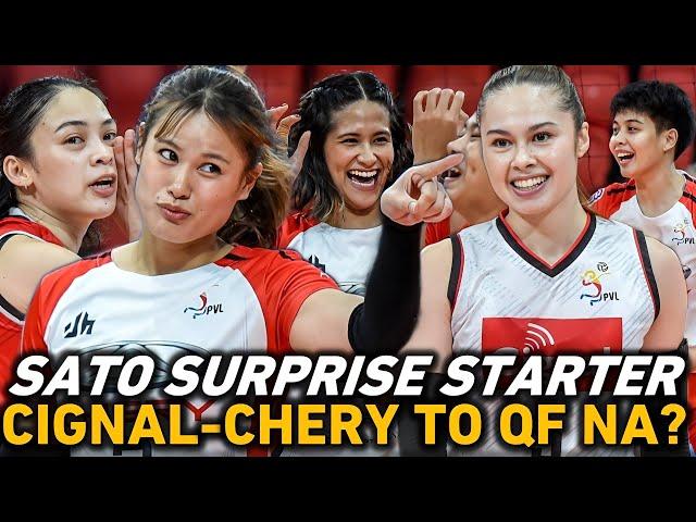 Sato at Chery BINASIC LANG ang NXLED! Gandler 21 pts, Dawn FOR BEST LIBERO, Cignal-Chery SURE sa QF!