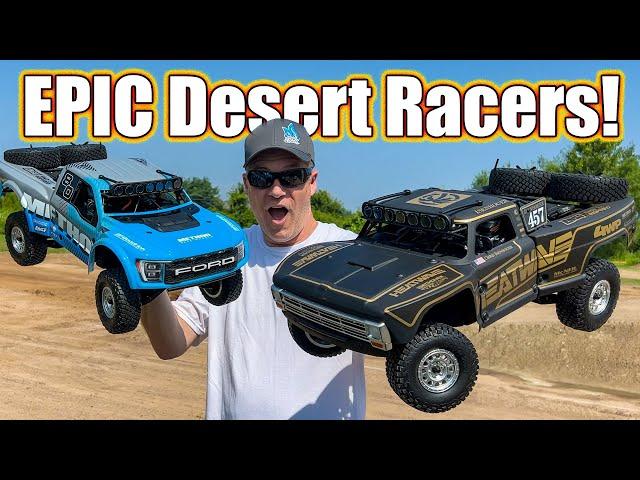 NEW Ultimate RC Desert Trucks! Losi Baja Rey 2.0 Raptor & Ford F-100