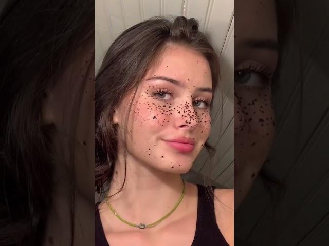 cute henna freckles