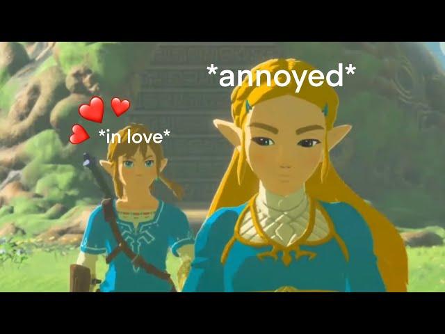 Link & Zelda going from enemies to lovers in the span of 14 minutes  (Breath of The Wild)