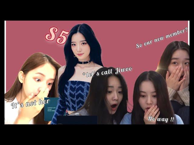 TripleS girls reacting to the new member 'S5'!