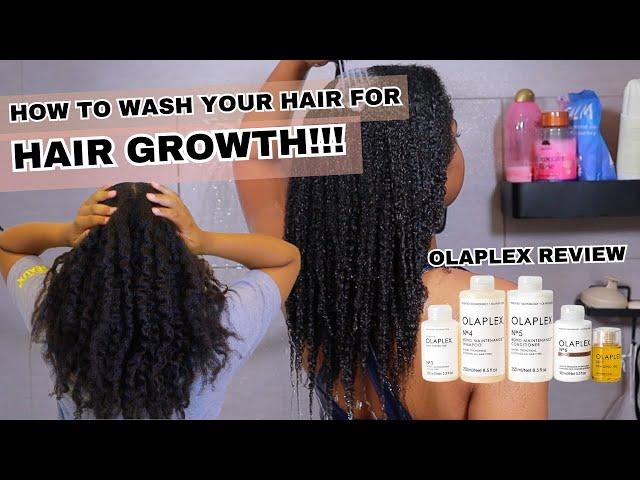 HAIR GROWTH Wash Day Routine!!! | Super Detailed | Olapplex Review