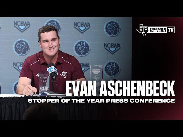 Stopper of the Year Award: Evan Aschenbeck