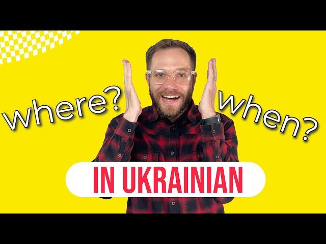 Locative Case in Ukrainian Language